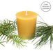 Kootenay Forest Beeswax Votive Candle