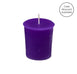 Violet Beeswax Votive Candle