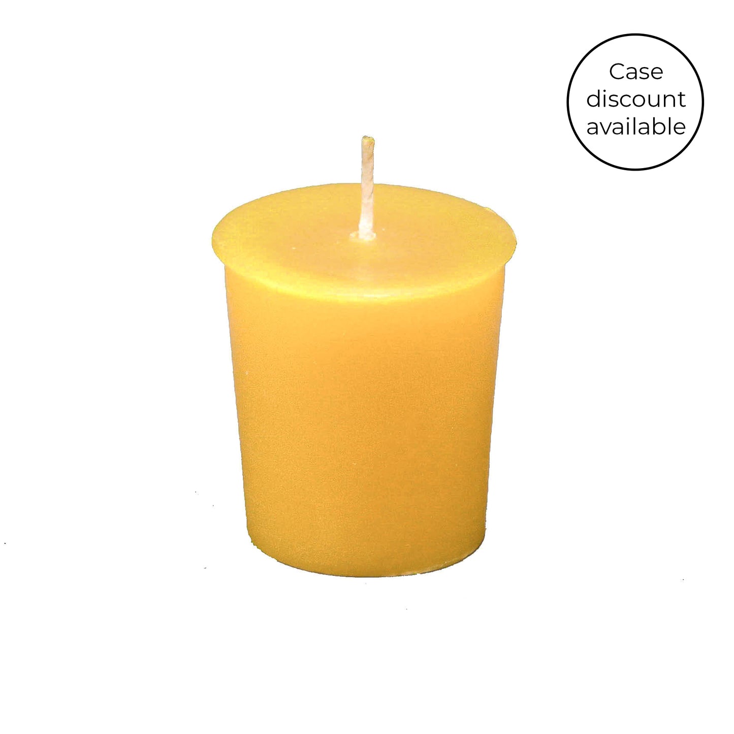 Natural Beeswax Votive Candle