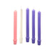 Violet Beeswax Advent Candle