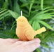 Natural Beeswax Sparrow Candle