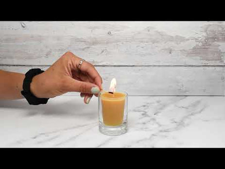 Natural Beeswax Votive Candle