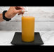 Round Pearl Beeswax Pillar Candle