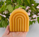 Natural Beeswax Arches Pillar Candle