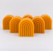 Natural Beeswax Arches Pillar Candle